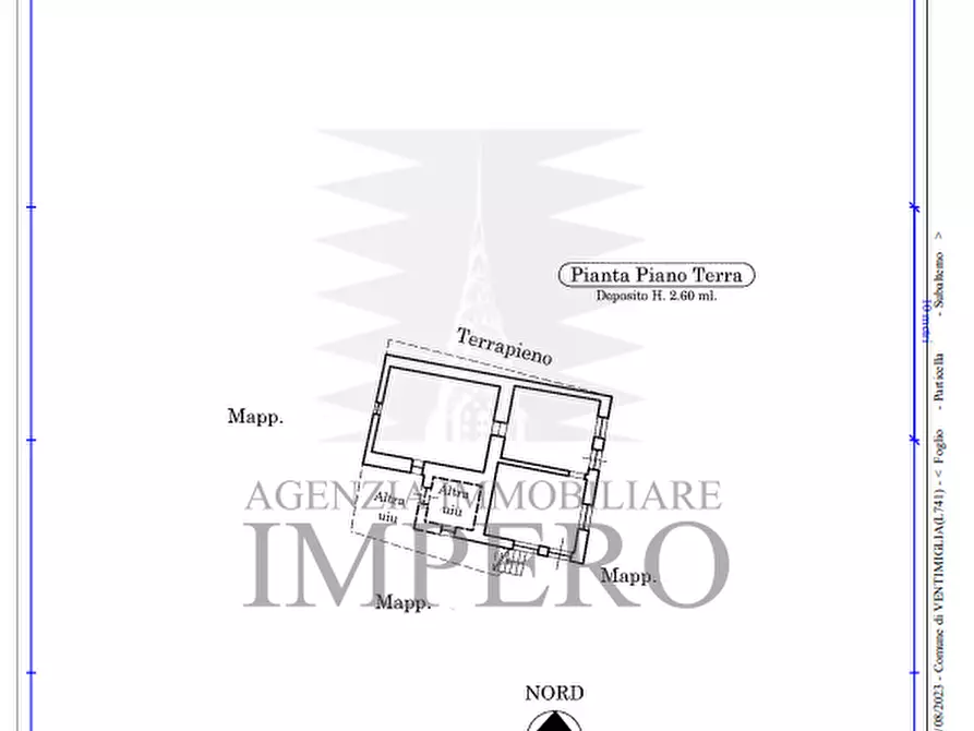 Immagine 12 di Porzione di casa in vendita  in Località Casette 4 a Ventimiglia