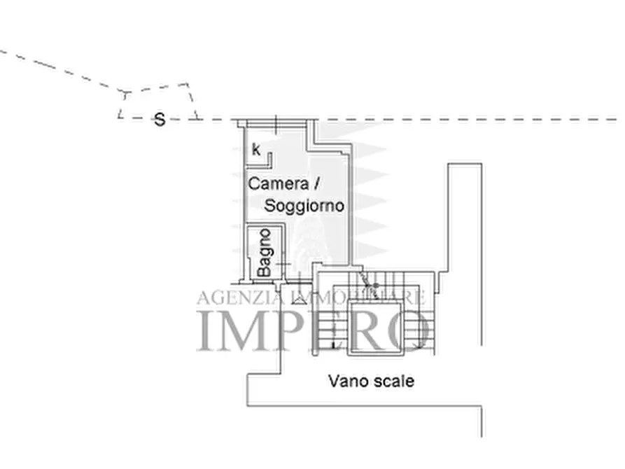 Immagine 2 di Monolocale in vendita  in Passeggiata G. Oberdan 15 a Ventimiglia