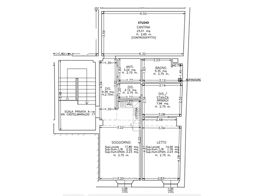 Immagine 31 di Bilocale in vendita  in castelmaraldo 17 a Modena