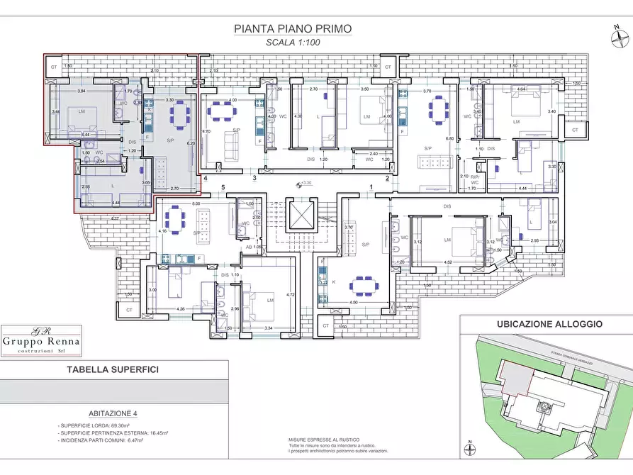 Immagine 11 di Trilocale in vendita  in contrada  verdazzo a Locorotondo