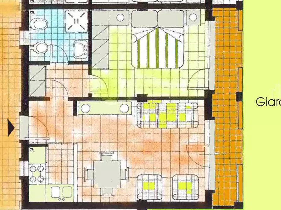 Immagine 11 di Bilocale in affitto  in Traversa VI a Lucca