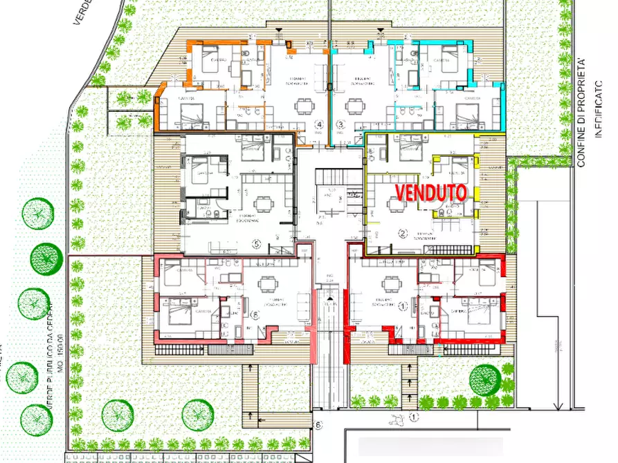 Immagine 5 di Trilocale in vendita  a San Mauro Pascoli