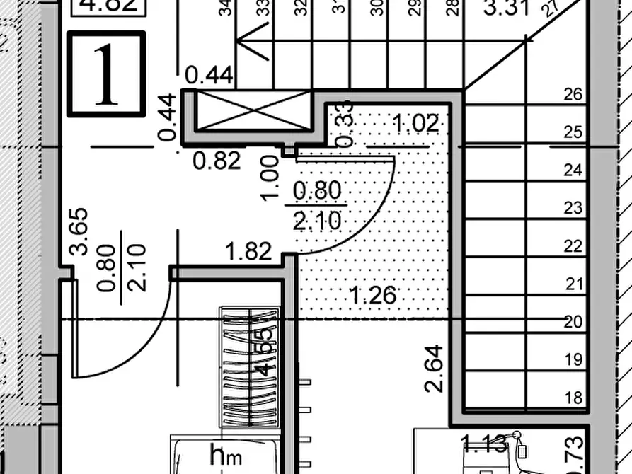 Immagine 20 di Villetta a schiera in vendita  a Poggio Torriana