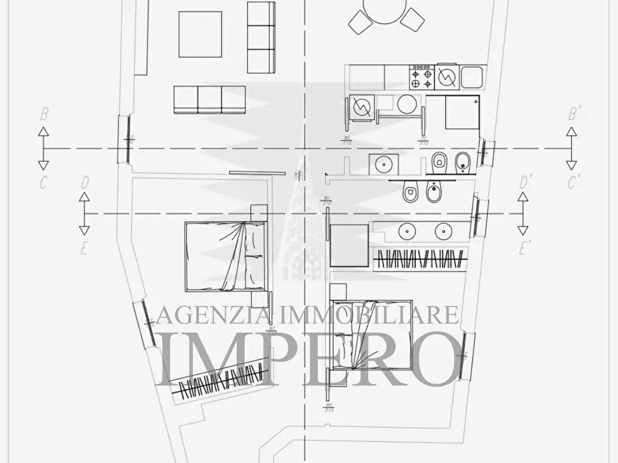 Immagine 29 di Quadrilocale in vendita  in Via Aprosio 2 a Ventimiglia