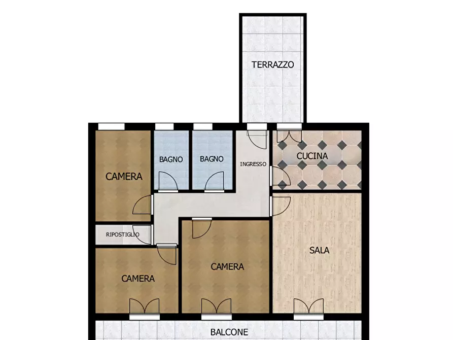 Immagine 33 di Quadrilocale in vendita  in via ruffini 75 a Modena