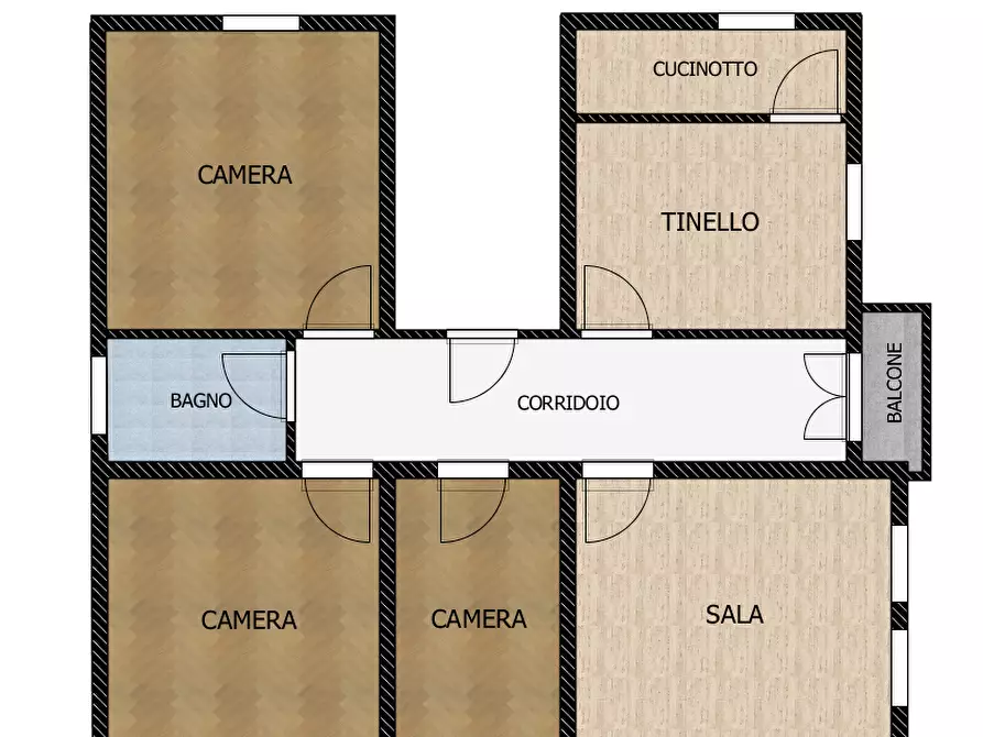 Immagine 26 di Porzione di casa in vendita  in via casoli a Modena