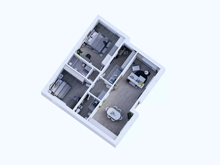 Immagine 4 di Casa bifamiliare in vendita  a Rovigo