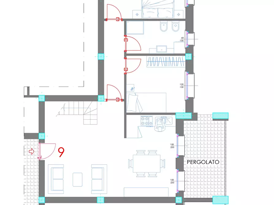 Immagine 1 di Appartamento in vendita  in via canaletto a Castelnuovo Magra