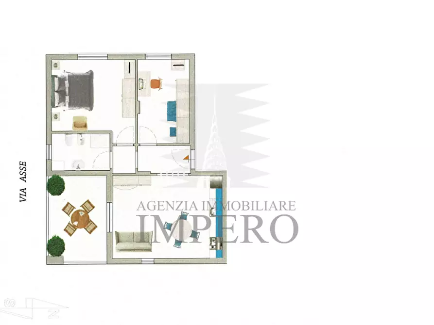 Immagine 2 di Trilocale in vendita  in Passaggio Trento Trieste 39 a Ventimiglia