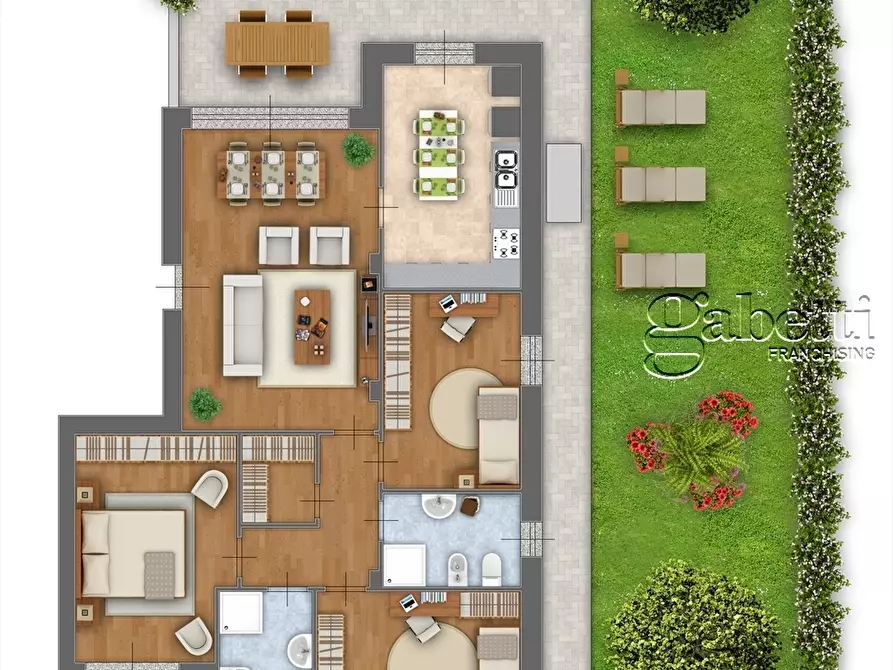 Immagine 8 di Trilocale in vendita  in Via Antonio Vivaldi a Dairago