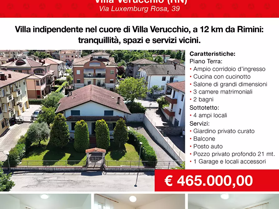 Immagine 1 di Villa in vendita  in Via di Mezzo 75 a Verucchio