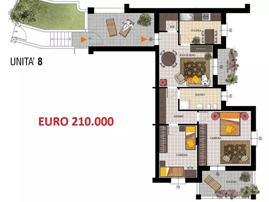 Immagine 24 di Appartamento in vendita  a Zocca