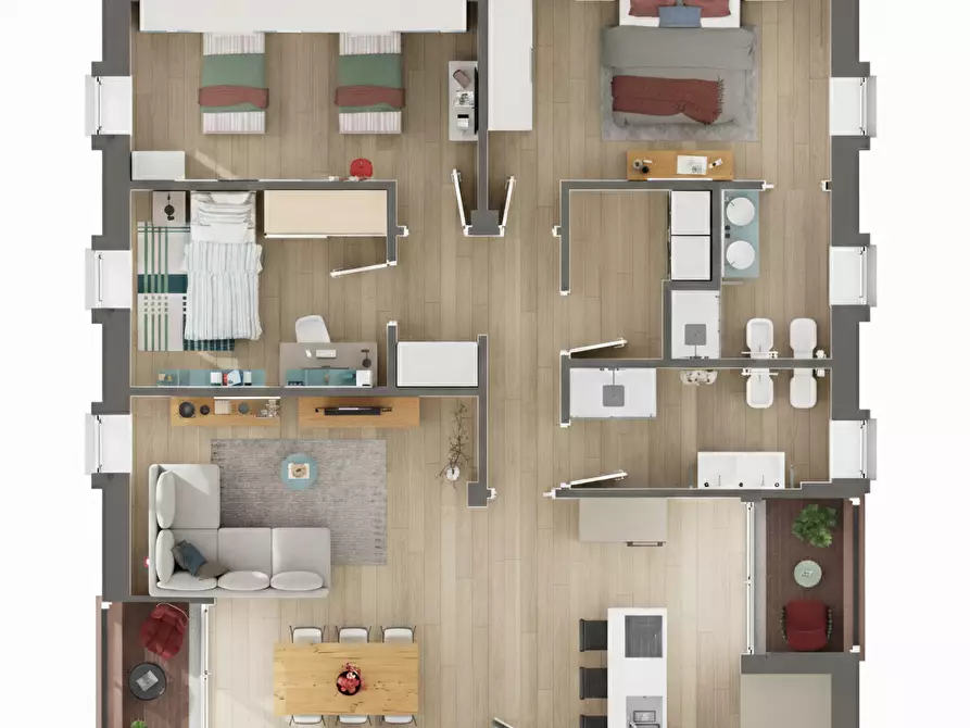 Immagine 11 di Quadrilocale in vendita  in Via Montello, trav. Interna a Brescia