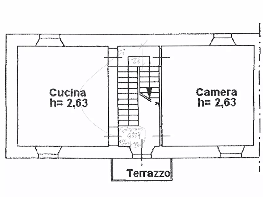 Immagine 20 di Terratetto in vendita  in Località Maiano 34 a Sant'agata Feltria