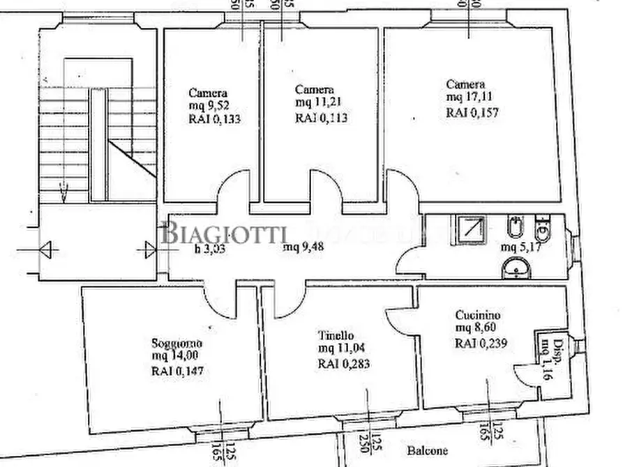 Immagine 9 di Quadrilocale in vendita  a Livorno