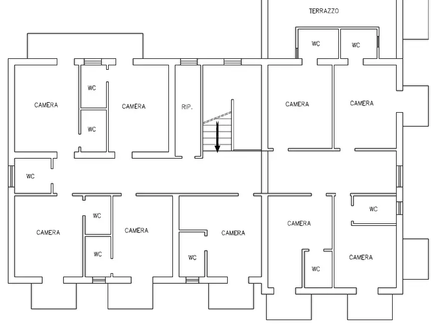 Immagine 4 di Palazzo in vendita  a Rimini