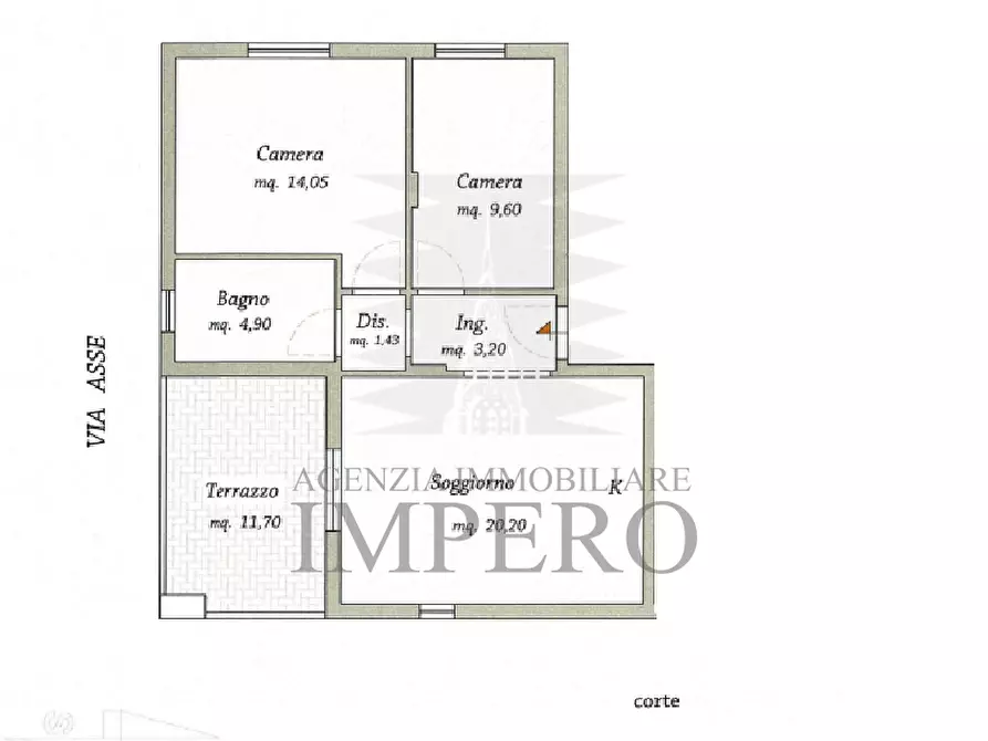 Immagine 3 di Trilocale in vendita  in Passaggio Trento Trieste 39 a Ventimiglia