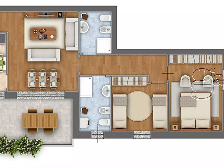 Immagine 16 di Quadrilocale in vendita  in Via Antonio Vivaldi a Dairago