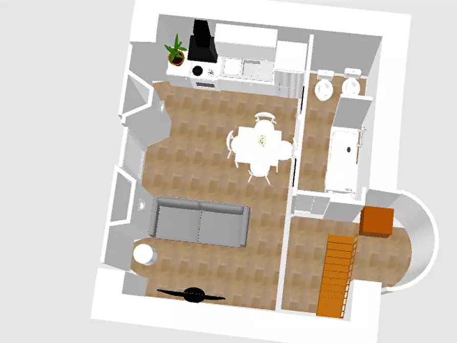 Immagine 12 di Casa semindipendente in vendita  a Arcola