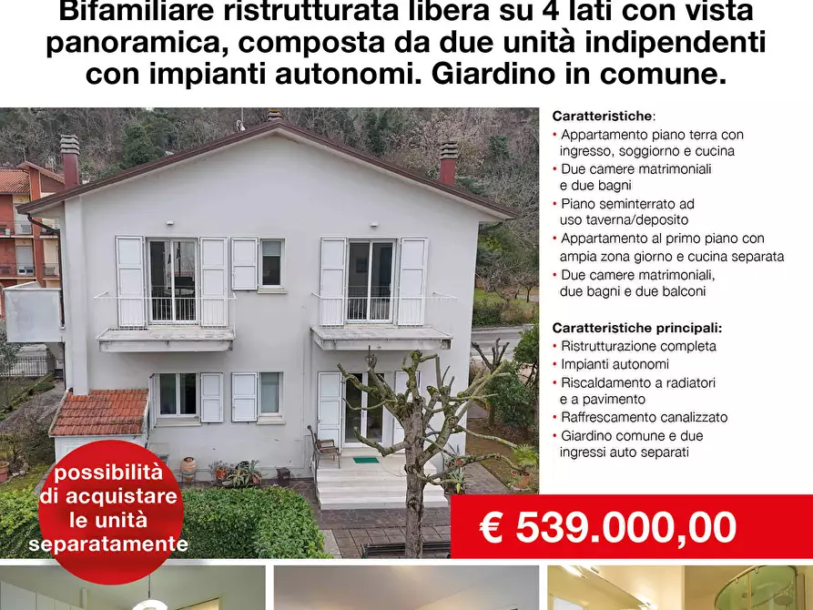 Immagine 1 di Casa bifamiliare in vendita  a Verucchio