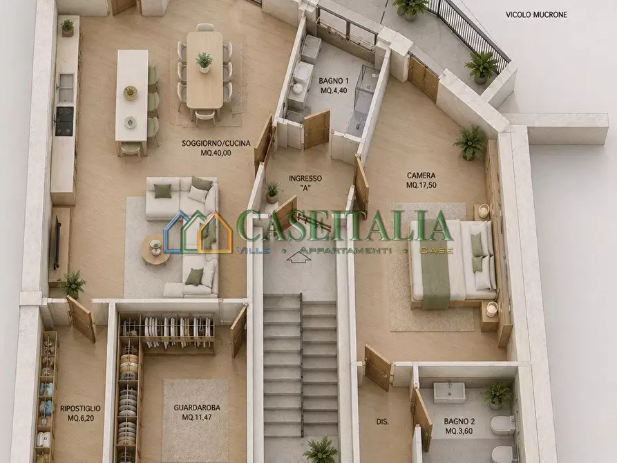 Immagine 2 di Terratetto in vendita  in Vicolo Mucrone 8 a Rivoli