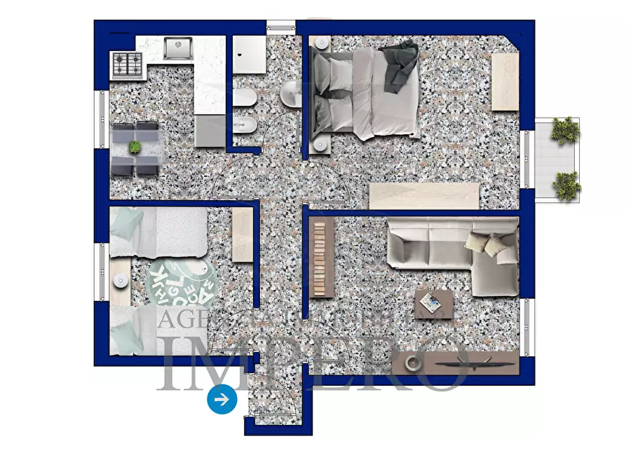 Immagine 25 di Trilocale in vendita  in Corso Genova 82 a Ventimiglia