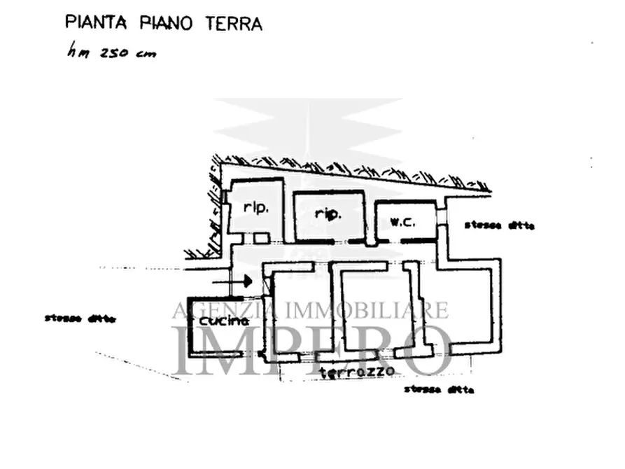 Immagine 60 di Porzione di casa in vendita  in Via San Anfosso Ten. 18 a Ventimiglia