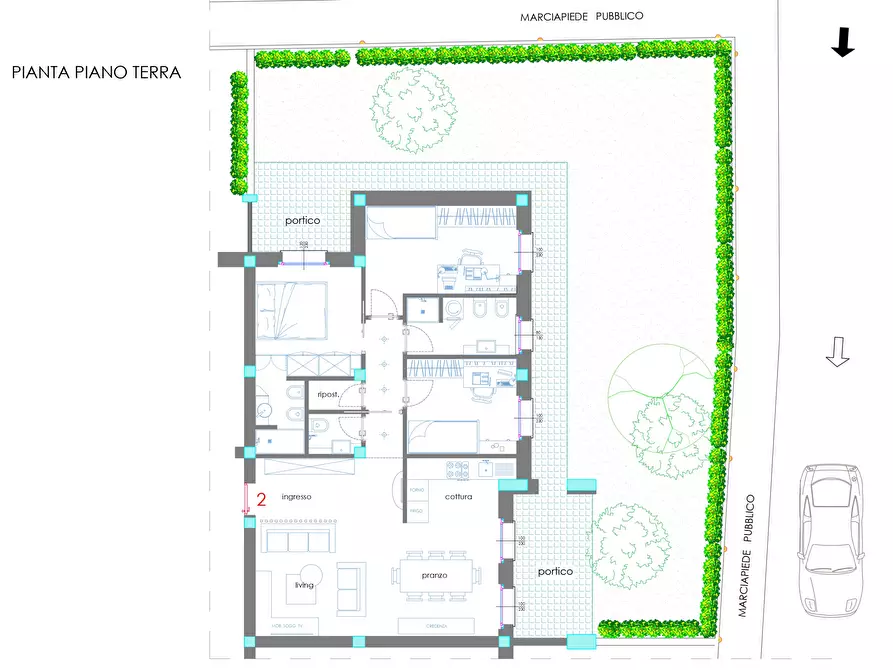 Immagine 1 di Appartamento in vendita  in via canaletto a Castelnuovo Magra