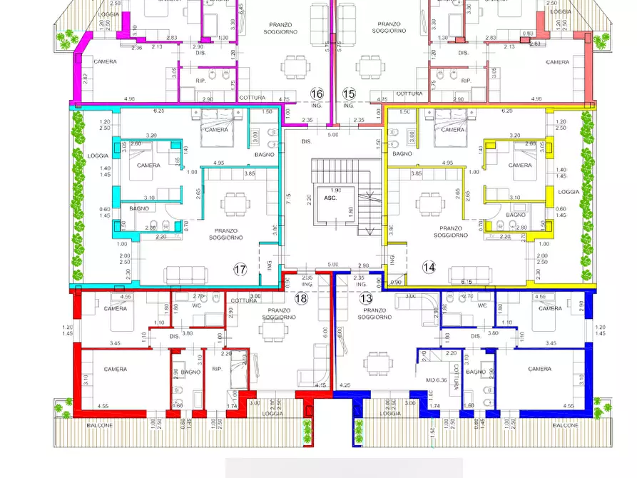 Immagine 4 di Trilocale in vendita  a San Mauro Pascoli