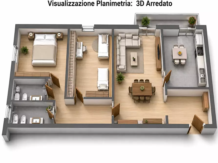 Immagine 5 di Trilocale in vendita  in Via Luigi Vaccari 2 a Modena