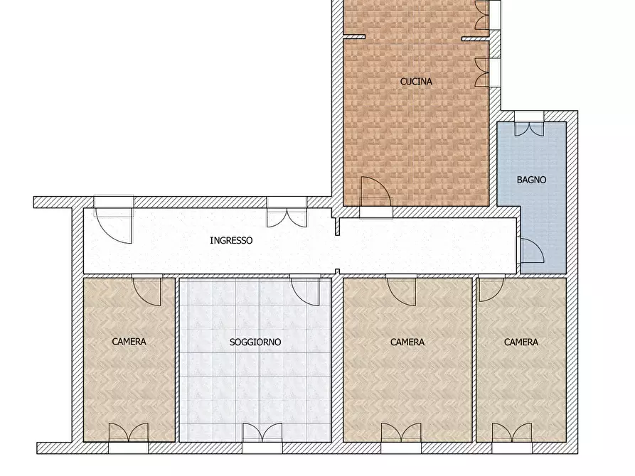 Immagine 27 di Quadrilocale in vendita  in Rua dei Frati Minori a Modena