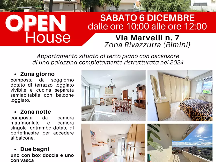 Immagine 1 di Trilocale in vendita  in VIA MARVELLI 7 a Rimini