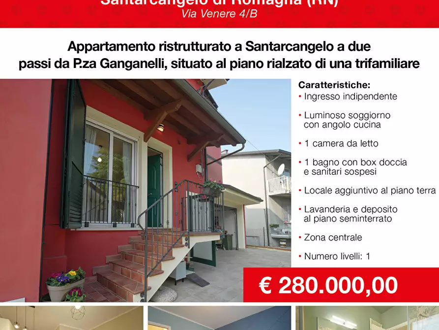Immagine 1 di Bilocale in vendita  in Via Venere 4/B a Santarcangelo Di Romagna