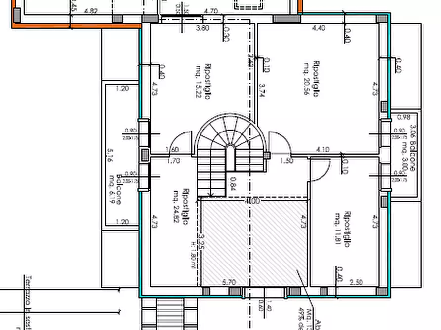 Immagine 14 di Casa bifamiliare in vendita  a Rimini
