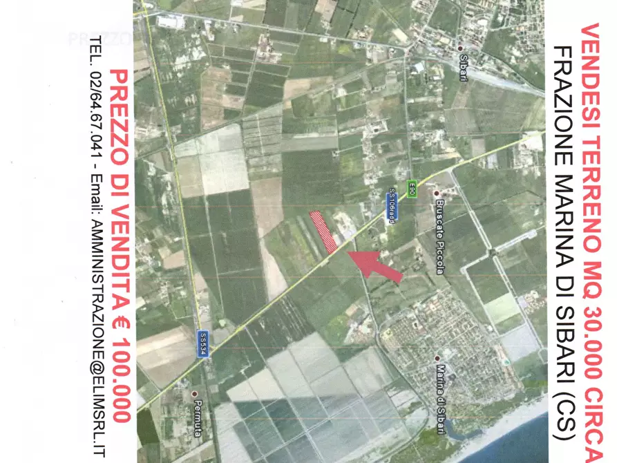 Immagine 1 di Terreno agricolo in vendita  a Cassano Allo Ionio