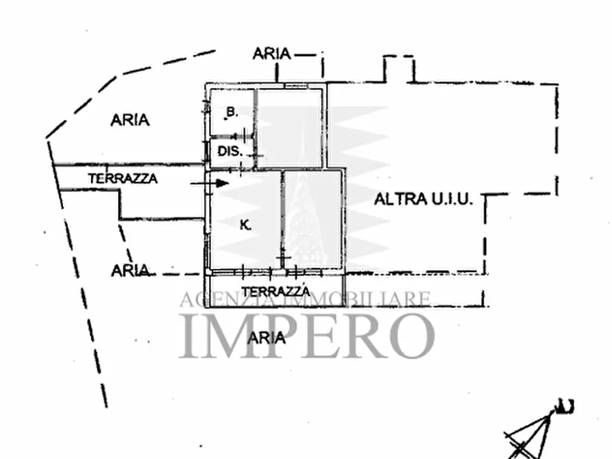 Immagine 19 di Bilocale in vendita  in strada degli olandesi 211 a Camporosso