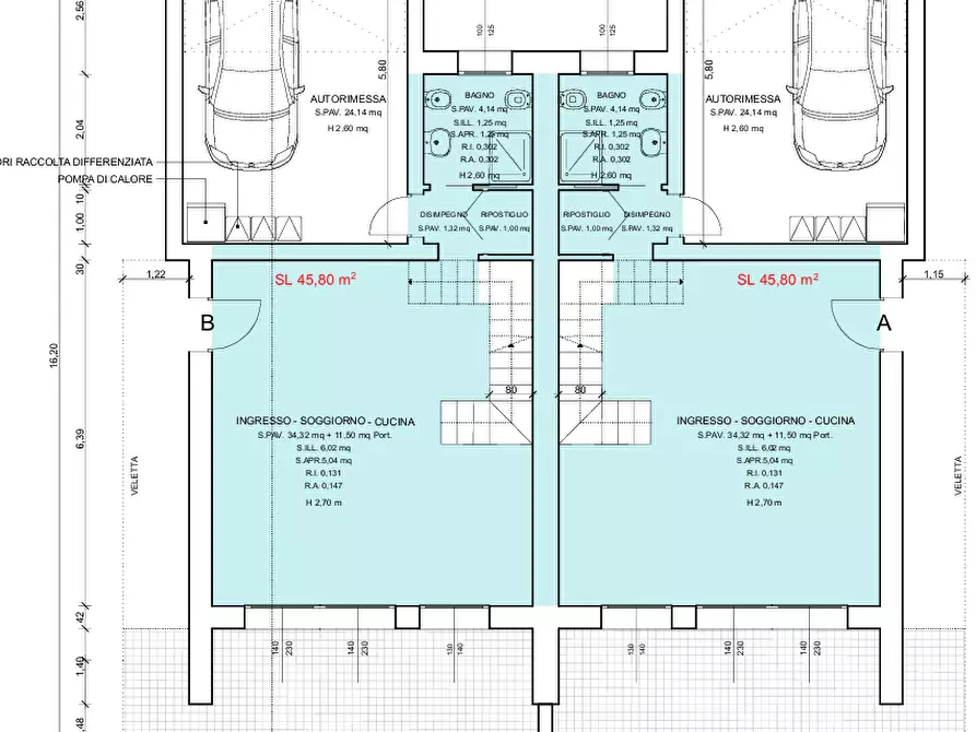 Immagine 5 di Casa bifamiliare in vendita  in Strada Bassa dei Folli 153 a Parma