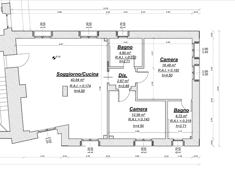 Immagine 4 di Trilocale in vendita  in via mazzini 10 a Langhirano