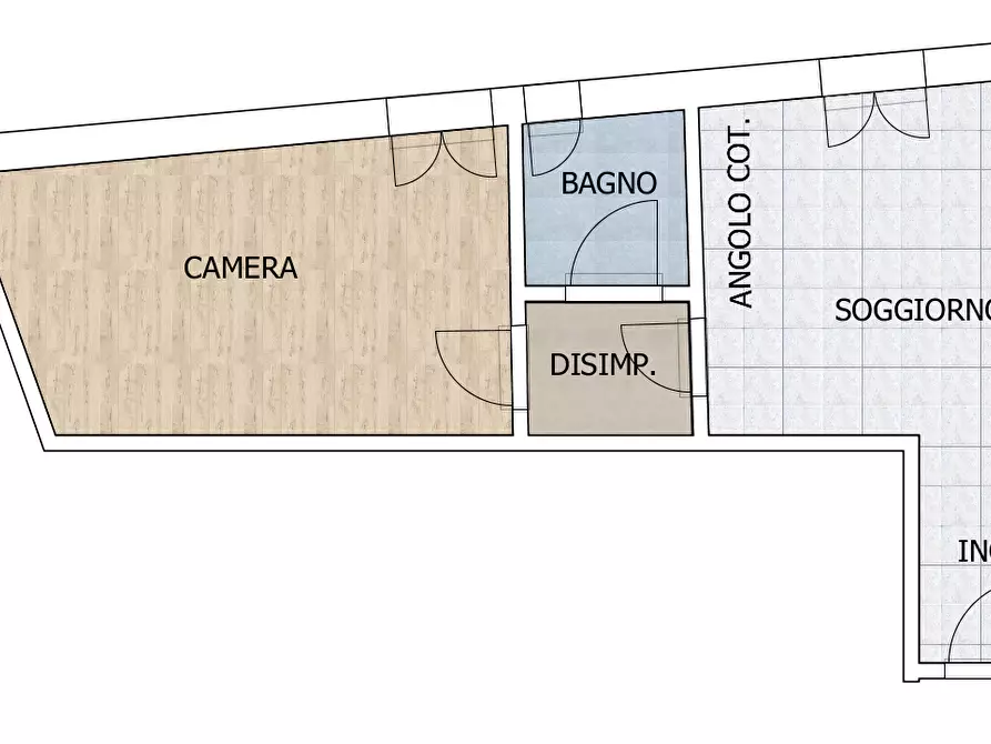 Immagine 24 di Bilocale in vendita  in Via Castelmaraldo 29 a Modena