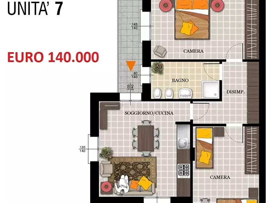 Immagine 23 di Appartamento in vendita  a Zocca