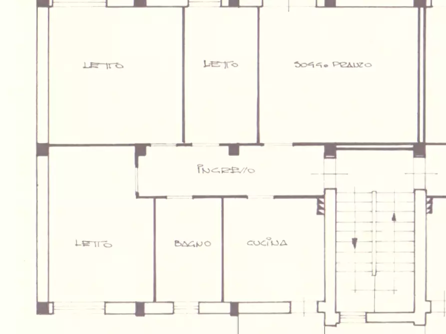 Immagine 5 di Quadrilocale in vendita  a Rovigo