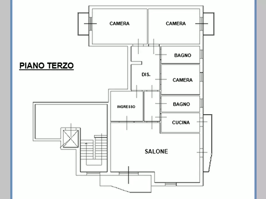 Immagine 19 di Quadrilocale in vendita  in Via XXV Aprile a Brescia