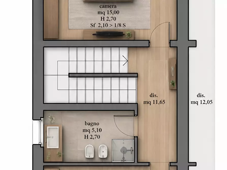 Immagine 13 di Casa bifamiliare in vendita  in Via delle Nubache 587 a Lucca