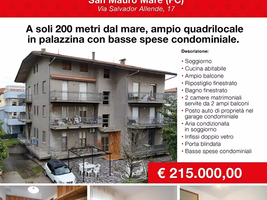 Immagine 1 di Quadrilocale in vendita  in Via Salvador Allende 17 a San Mauro Pascoli