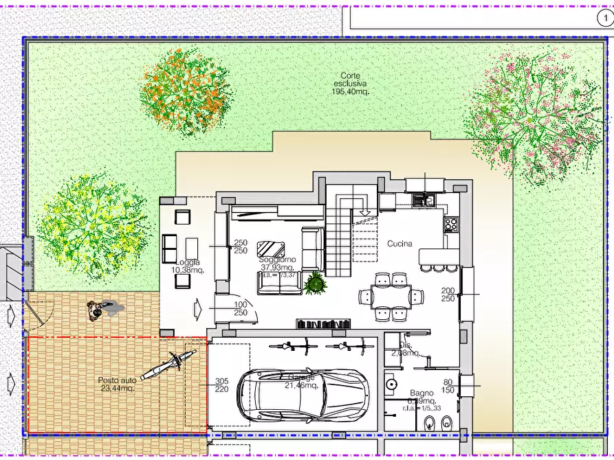 Immagine 7 di Villetta a schiera in vendita  a Santarcangelo Di Romagna