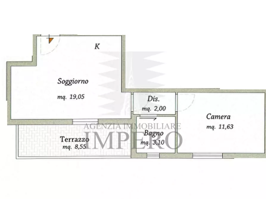 Immagine 3 di Bilocale in vendita  in Passaggio Trento Trieste 39 a Ventimiglia