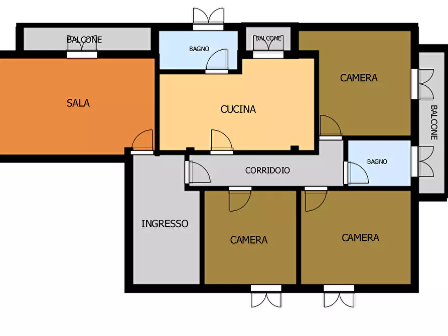 Immagine 30 di Quadrilocale in vendita  in via basaglia 79 a Modena