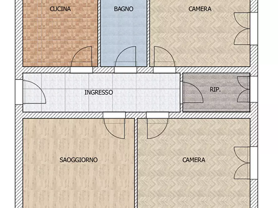 Immagine 20 di Trilocale in vendita  in Viale Raimondo Montecuccoli 4 a Modena