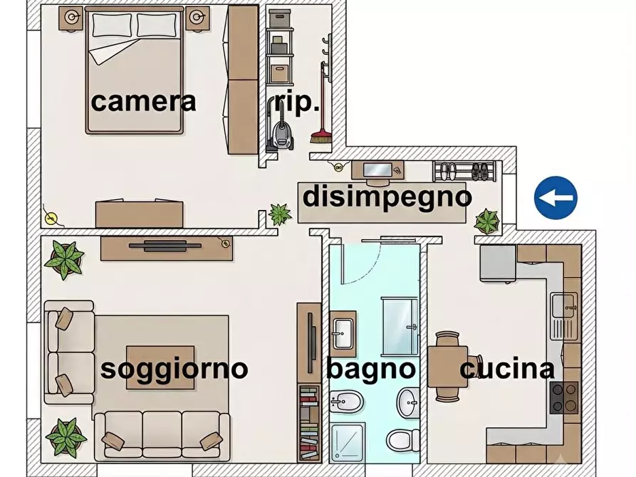 Immagine 21 di Bilocale in vendita  in Via Milano a Rho