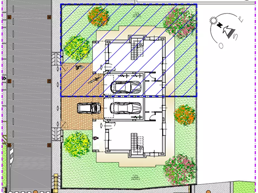 Immagine 6 di Villetta a schiera in vendita  a Santarcangelo Di Romagna